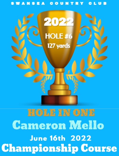 2022 hole in one Cameron Mello