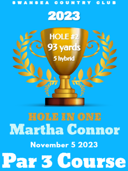 2023 hole in one martha connor