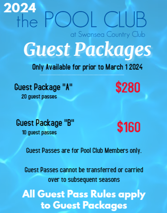 2024 GUEST PASS PACKAGES