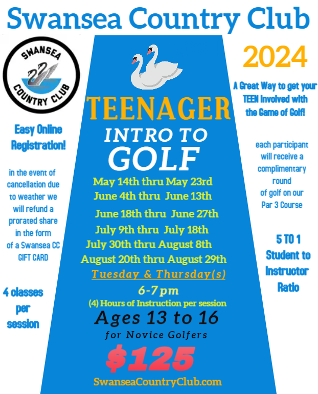 2024 Teenage Intro to Golf Application